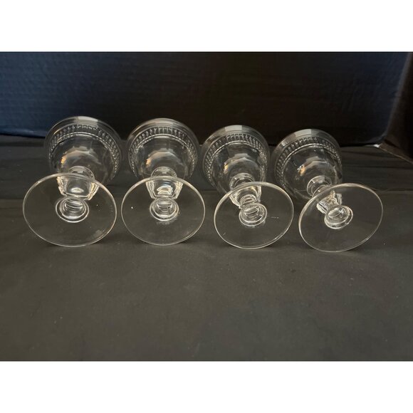 Waterford Collection by Duncan Miller Footed Liquior Cocktail Glasses Set of 4 - Picture 6 of 9